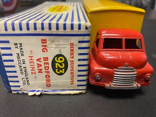DINKY TOYS 923 Big Bedford Van (Heinz) Good Original Box  - LOW START VALUE R4200!